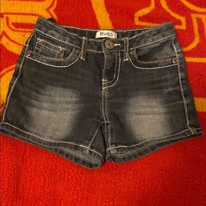 Mudd brand kids blue jean shorts